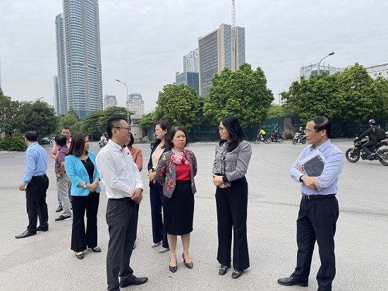 Ban Văn hoá-Xã hội khảo sát triển khai nhiệm vụ năm học 2022-2023 tại quận Cầu Giấy