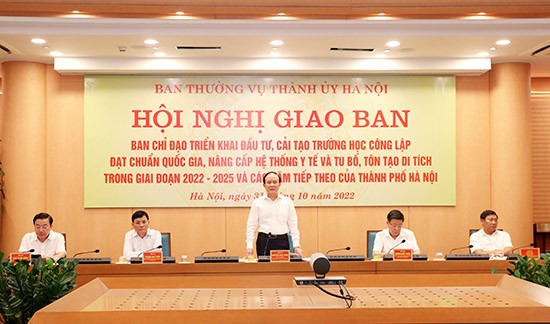 Tăng cường tiến độ các dự án đầu tư lĩnh vực y tế, giáo dục và văn hóa