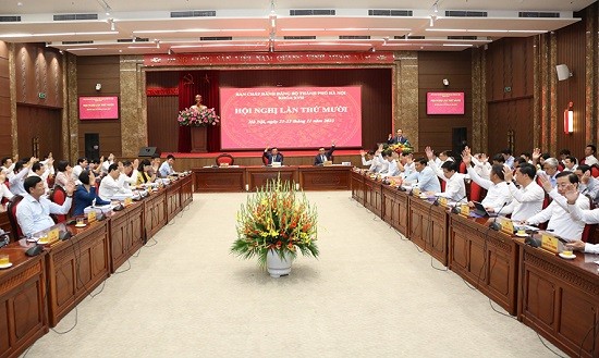 Bế mạc Hội nghị lần thứ mười, Ban Chấp hành Đảng bộ thành phố Hà Nội khóa XVII