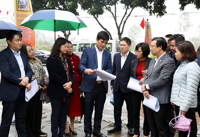 Các Ban HĐND Thành phố khảo sát công tác quản lý lễ hội trên địa bàn huyện Đông Anh