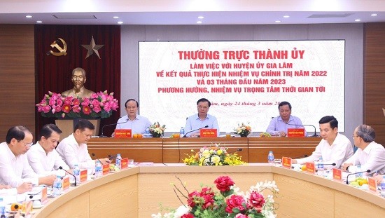 Đưa huyện Gia Lâm trở thành quận, dân phải giàu, kinh tế phải mạnh