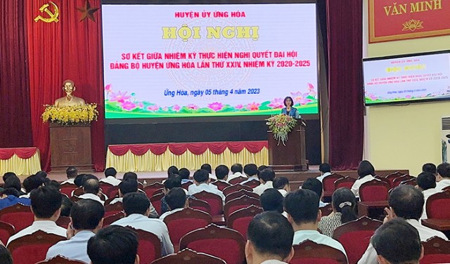 Huyện Ứng Hòa cần tập trung khắc phục những tồn tại, hạn chế trong công tác cải cách hành chính