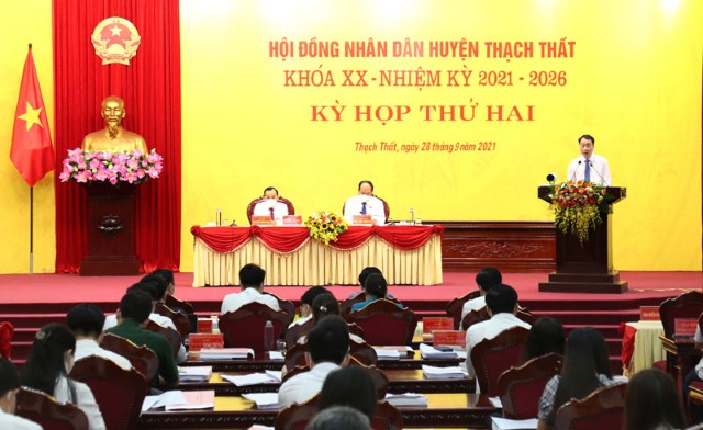 HĐND huyện Thạch Thất: Nâng cao hiệu lực, hiệu quả hoạt động 
