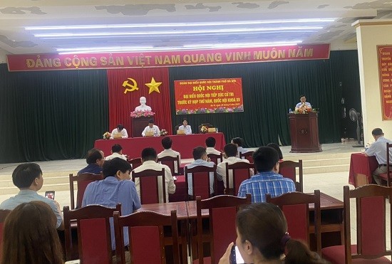 Lịch tiếp xúc cử tri của đại biểu Quốc hội thành phố Hà Nội sau kỳ họp thứ năm, Quốc hội khóa XV