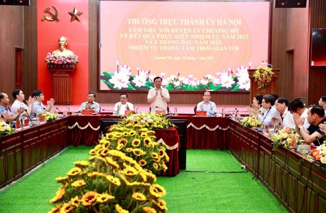 Chương Mỹ phải tạo bước đột phá từ tư duy và hành động