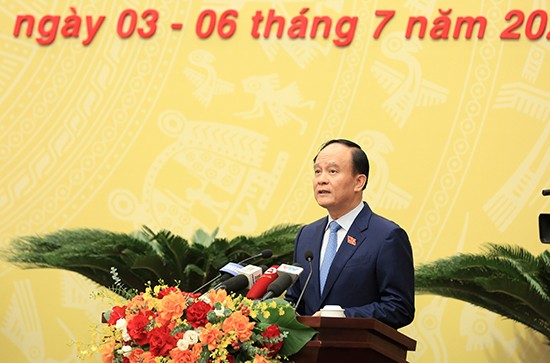 Toàn văn bài phát biểu khai mạc kỳ họp thứ 12 HĐND thành phố Hà Nội khoá XVI, nhiệm kỳ 2021-2026