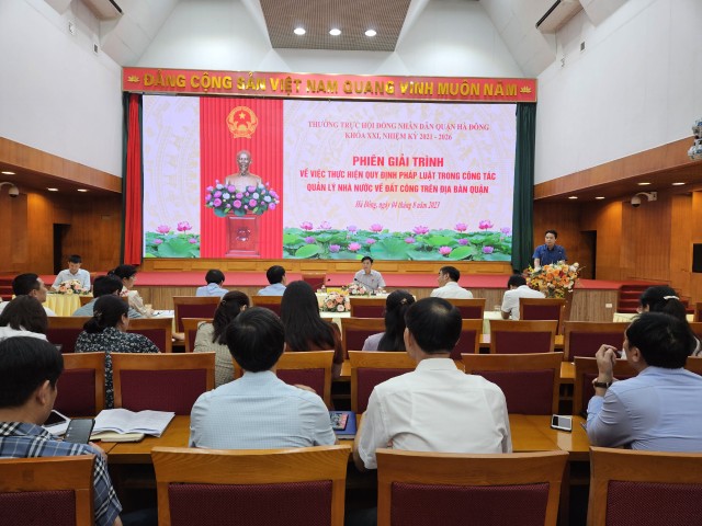 Quận Hà Đông: Tập trung giải pháp nâng cao hiệu quả quản lý đất công