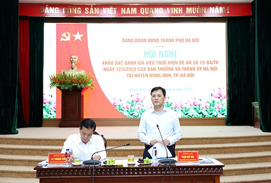 Đông Anh: Triển khai hiệu quả Đề án 15 về nâng cao hiệu lực, hiệu quả hoạt động HĐND