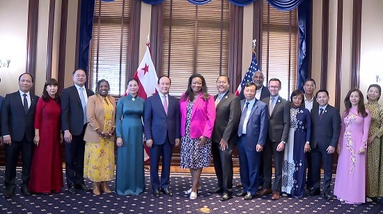 Đoàn đại biểu thành phố Hà Nội thăm, làm việc tại Thủ đô Washington D.C