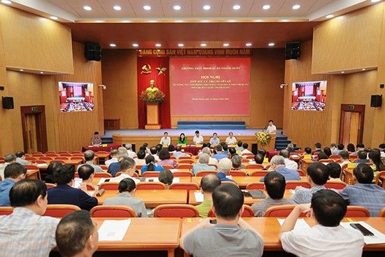 Quận Thanh Xuân: Tiếp xúc cử tri chuyên đề về công tác giải phóng mặt bằng và quản lý nhà chung cư 