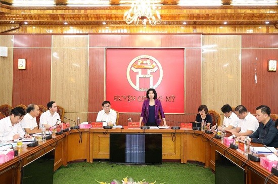 Thường trực HĐND Thành phố khảo sát tại huyện Chương Mỹ về công tác giáo dục đào tạo