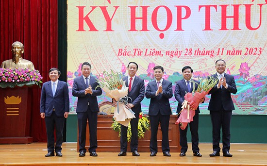 Quận Bắc Từ Liêm kiện toàn chức danh Chủ tịch HĐND, Chủ tịch UBND quận, nhiệm kỳ 2021 - 2026 