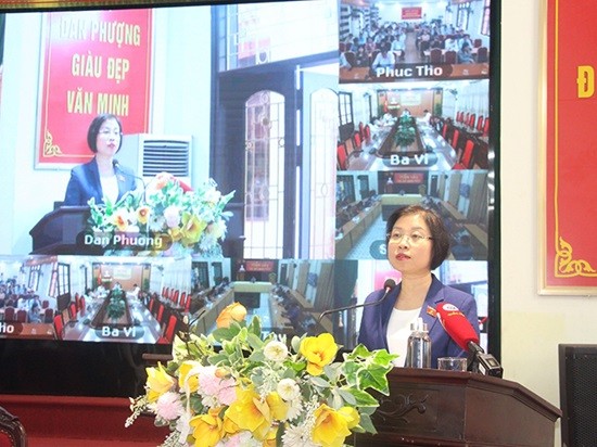 Đại biểu Quốc hội Thành phố tiếp xúc cử tri các đơn vị: Đan Phượng, Phúc Thọ, Ba Vì, Sơn Tây