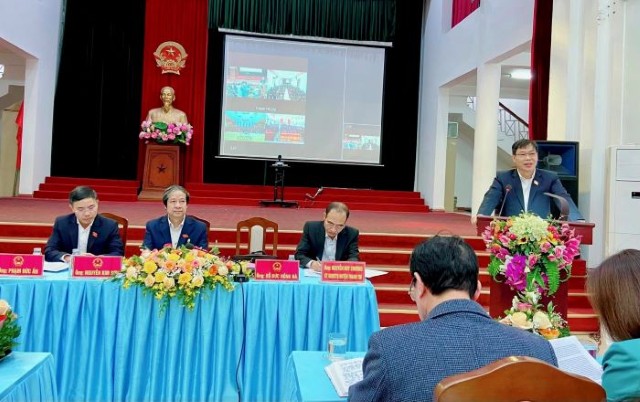 Đại biểu Quốc hội thành phố Hà Nội tiếp xúc cử tri sau kỳ họp thứ sáu, Quốc hội khóa XV 