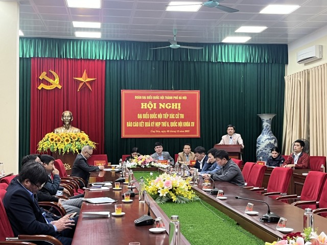 Đại biểu Quốc hội thành phố Hà Nội tiếp xúc cử tri huyện Phú Xuyên, Thường Tín, Ứng Hoà, Mỹ Đức 