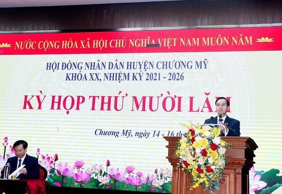 Triệu tập kỳ họp chuyên đề về đầu tư công - kỳ họp thứ 17 HĐND huyện Chương Mỹ