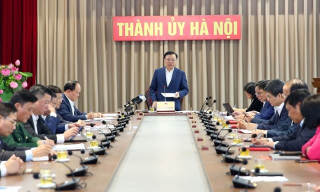 Bí thư Thành ủy Hà Nội Đinh Tiến Dũng: Bắt tay ngay vào công việc để năm 2024 phải hơn năm 2023