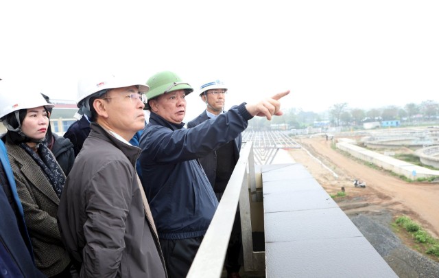 Bí thư Thành ủy chỉ đạo đẩy nhanh dự án xử lý nước thải Yên Xá