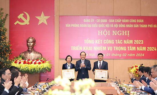 Cơ quan Văn phòng Đoàn đại biểu Quốc hội và Hội đồng nhân dân Thành phố triển khai nhiệm vụ năm 2024 