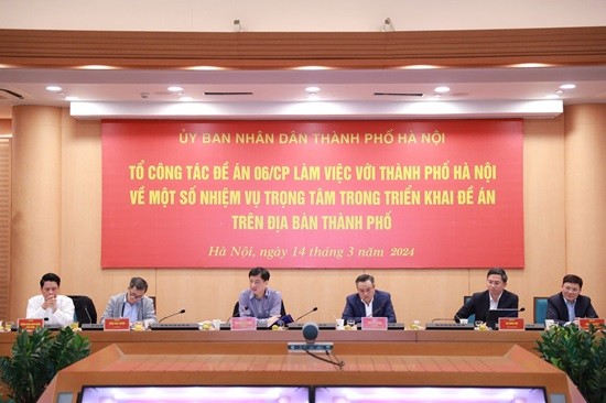 Nỗ lực để Hà Nội sớm trở thành kiểu mẫu về triển khai Đề án 06 