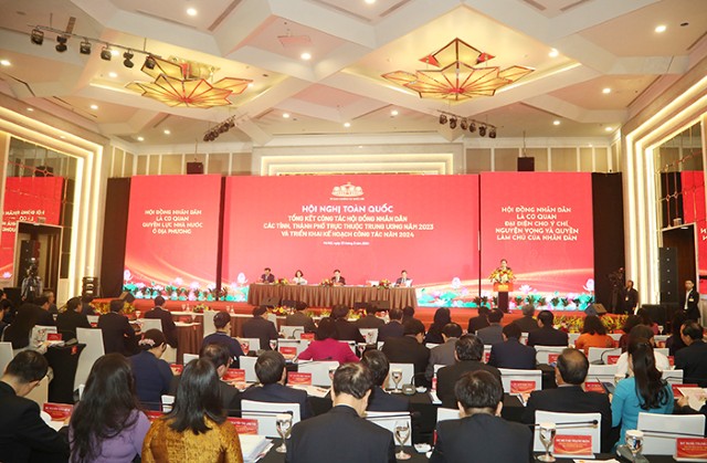 Khai mạc Hội nghị toàn quốc triển khai công tác HĐND các tỉnh, thành phố năm 2024