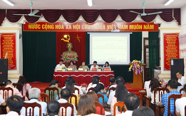 Đại biểu Quốc hội thành phố Hà Nội tiếp xúc cử tri huyện Phúc Thọ trước kỳ họp thứ Bảy, Quốc hội khóa XV