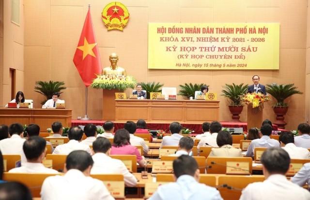 Khai mạc kỳ họp thứ mười sáu HĐND thành phố Hà Nội khóa XVI, nhiệm kỳ 2021-2026 