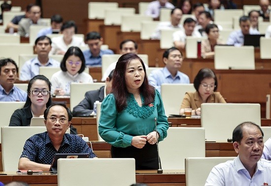 Quốc hội thảo luận về báo cáo giám sát thực hiện Nghị quyết của Quốc hội 