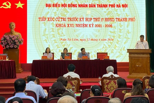 Lịch tiếp xúc cử tri của đại biểu HĐND thành phố sau kỳ họp thứ mười bảy HĐND thành phố khóa XVI, nhiệm kỳ 2021-2026 (đợt 1)