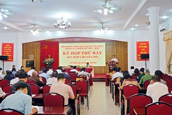 HĐND quận Cầu Giấy: Công tác phối hợp giữa HĐND với các cơ quan trong hệ thống chính trị ngày càng chặt chẽ hơn