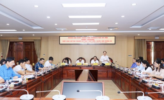 Đại biểu Quốc hội Thành phố tiếp xúc cử tri các quận, huyện: Bắc Từ Liêm, Tây Hồ, Hoài Đức