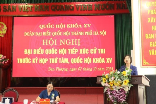 Đại biểu Quốc hội tiếp xúc cử tri đơn vị cử tri đơn vị Sơn Tây, Phúc Thọ, Ba Vì, Đan Phượng