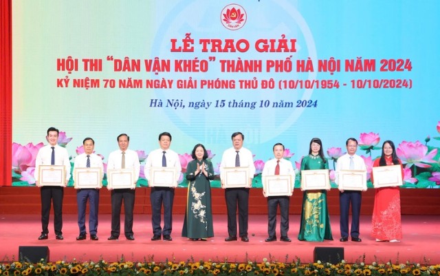 "Dân vận khéo" chứng minh hiệu quả rõ nét trong các nhiệm vụ mới, khó của Thủ đô