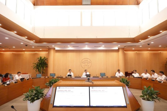 UBND thành phố Hà Nội xem xét đề án giao thông thông minh trên địa bàn 