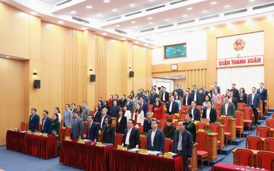 Khai mạc kỳ họp thứ 15, HĐND quận Thanh Xuân khóa VI