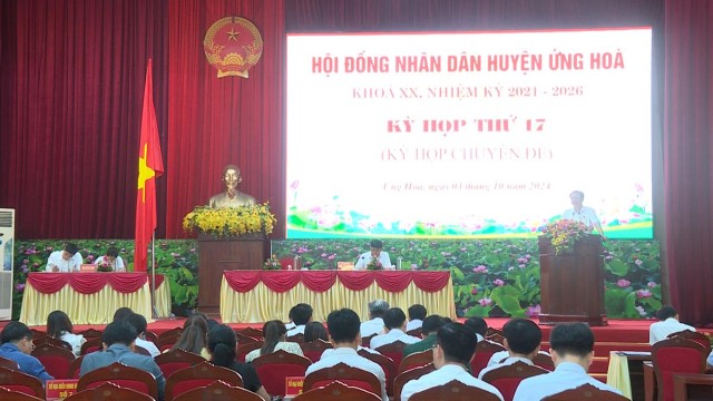 HĐND huyện Ứng Hoà: Hoạt động thực chất, hiệu quả