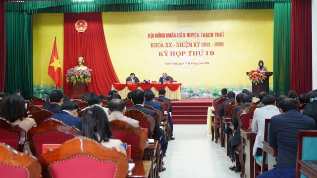 Kỳ họp thứ 19 HĐND huyện Thạch Thất: Xem xét 37 nội dung thuộc thẩm quyền