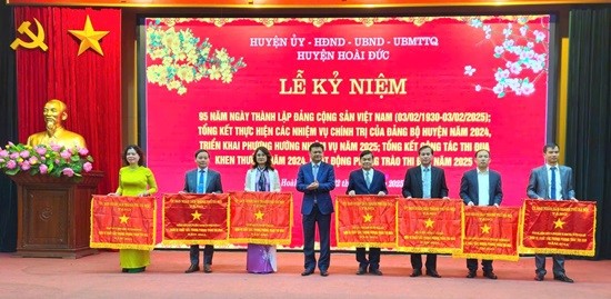 Huyện uỷ, HĐND, UBND, Ủy ban MTTQ Việt Nam huyện Hoài Đức triển khai nhiệm vụ năm 2025