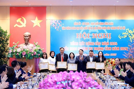 Đảng ủy, cơ quan, Công đoàn Văn phòng Đoàn ĐBQH và HĐND thành phố Hà Nội triển khai nhiệm vụ năm 2025 