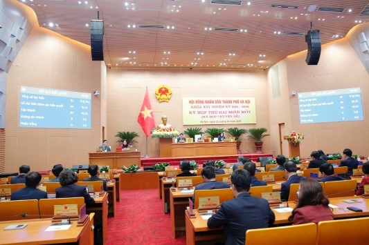 HĐND thành phố Hà Nội thông Nghị quyết về biên chế khối chính quyền thành phố Hà Nội năm 2025