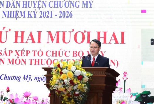 Huyện Chương Mỹ: Giảm 2 phòng chuyên môn sau sắp xếp tổ chức bộ máy