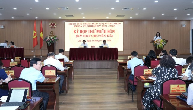 HĐND quận Cầu Giấy: Chú trọng đổi mới, nâng cao chất lượng hoạt động 