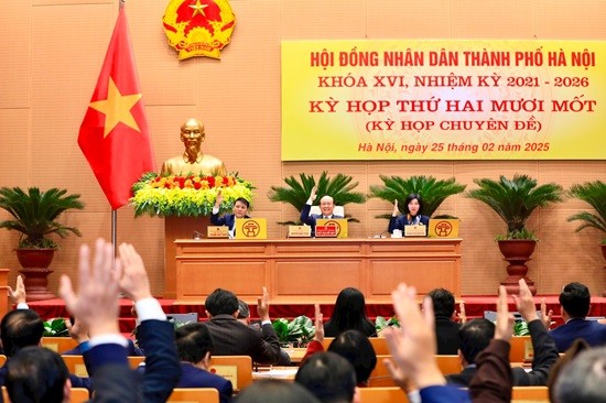 HĐND thành phố Hà Nội khóa XVI thông qua 10 nghị quyết tại kỳ họp thứ 21 
