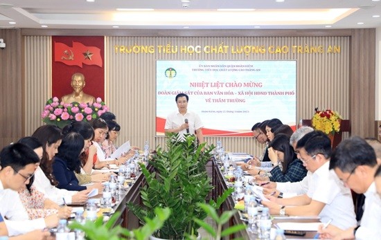 Giám sát việc thực hiện mô hình giáo dục chất lượng cao tại quận Hoàn Kiếm