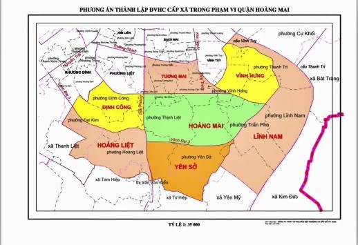 Quận Hoàng Mai lấy ý kiến nhân dân về phương án sắp xếp đơn vị hành chính