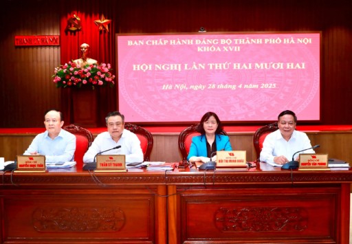 Ban Chấp hành Đảng bộ TP Hà Nội thống nhất phương án về sắp xếp đơn vị hành chính cấp xã