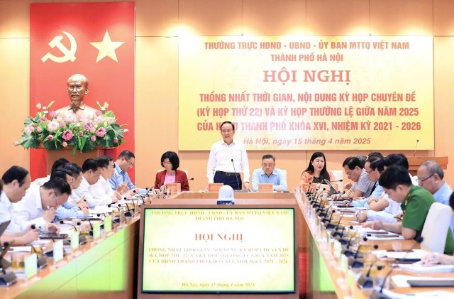 Thống nhất nội dung kỳ họp chuyên đề và thường lệ của HĐND thành phố