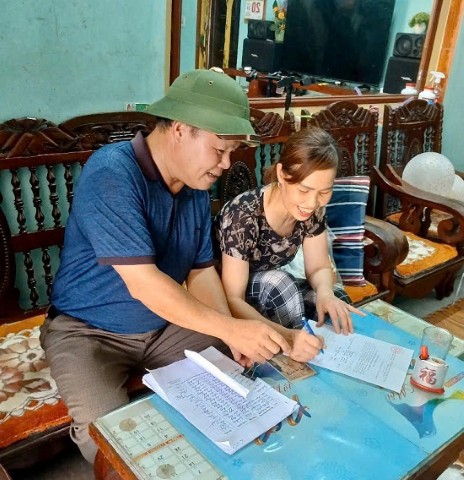 Xã Nghiêm Xuyên hoàn thành lấy ý kiến cử tri đại diện hộ gia đình về phương án sắp xếp đơn vị hành chính