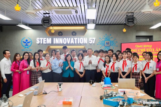 Tổng Bí thư Tô Lâm: Trong bất cứ hoàn cảnh nào cũng không để học sinh nào bị bỏ lại phía sau