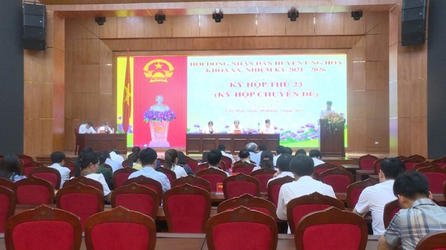 HĐND huyện Ứng Hòa phát huy vai trò giám sát, quyết nghị hiệu quả, đồng hành cùng địa phương trong giai đoạn sắp xếp đơn vị hành chính